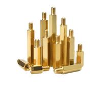 M4 M5 M6 M8 Maschio-Femmina Esagonale Ottone Distanziatore for Scheda Madre Supporto PCB Rack Perno di Montaggio Colonna Vite Bullone 2-10pz