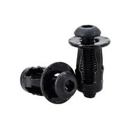 M4 M5 M6 M8 Molly Jack Nut Vite esagonale Phillips Rivet Dado Set Metallo Forma Petalo Targa Fissaggio Pancel Morsetto Rivnut Rivetti Inserti(Round Head (Black),M6x20(5Pcs))