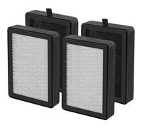 M4 Pack LV-H128, Compatibile Con LEVOIT, LV-H13EU/PUURVSAS (HM669A), Compatibile Con ROVACS, (RV60) Purificatore D'aria H13 True S