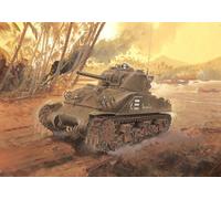 M4 Sherman Composite Hull Pto Tank W/ Magic Track 1:35 Plastic Model Kit