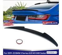 M4 Stile Baule Posteriore Spoiler Nero Lucido Per BMW G20 M340i 330i G80 M3 2019-2022 Ali di Coda Posteriore Magickit Glossy Black