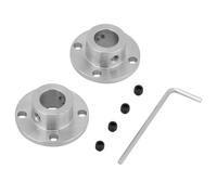 M4 Sturdy Flange Coupling | Motor Shaft Coupler Connector ID 12mm OD 18mm | Electroplated Iron Coupling for Electric Motors/DIY Projects/Industrial Use