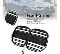 M4-Style Front Bumper Grille Grill Per BMW 4 Series G22 G23 G82 2020-25 W/O ACC