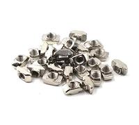 M4 T-Slot Nut Testa di martello in acciaio al carbonio per 40 serie profilo in Alluminio Standard Europeo (50 pezzi)