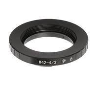 M42-4/3 - Adattatore per obiettivo M42 a 4/3 per Olympus E620 E520 E510 E500 E420 E410 E400 E330 E3 Panasonic L1