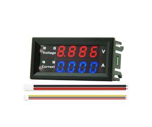M4430 DC 100V 10A Voltmetro Digitale Elettronico Amperometro 0,28'' 4 bit Display LDE Rosso Blu Regolatore di Tensione Volt AMP Meter Tester