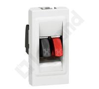 M45 BIANCO PRESA ALTOPARLANTE 1M HI-FI 1X SPINA 4MM² M45 078750