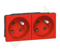 M45 PRESA ROSSA 4M 2X Z/U OBLIQUA DATA CON BLOCCO PER 278184L