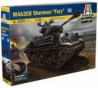 MODELLINO MILITARE STATICO ITALERI M4A3E8 CARRO ARMATO SHERMAN 1944 SCALA 1/35