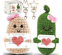 M4CQSBLE Positive Potato Regalo Donna Compleanno - Gadget Scrivania Carino Portafortuna, Bambola Morbida Portatile per Ufficio, Amici, Colleghi, Laurea, Addio (C)
