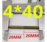 M4M5M6M8M10, vite per legno autofilettante a punta singola a doppia punta a punta singola, scala per mobili piede in legno vite di collegamento chiodo bullone-bianca