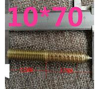 M4M5M6M8M10, vite per legno autofilettante a punta singola a doppia punta a punta singola, scala per mobili piede in legno vite di collegamento chiodo bullone-M10 * 70 (30 pezzi)
