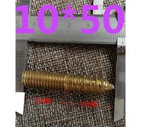 M4M5M6M8M10, vite per legno autofilettante a punta singola a doppia punta a punta singola, scala per mobili piede in legno vite di collegamento chiodo bullone-M10 * 50 (40 pezzi)