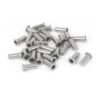 M4x16mm 304 acciaio inox diritta chiusa zigrinata fine dado a rivetto 30pz