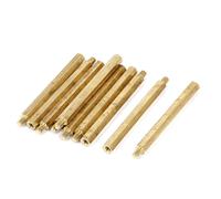 M4x60+6mm Female/Male Thread Brass Hex Standoff Spacer Coupler Nut 10pz