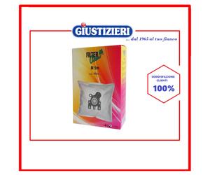 M5/6/8M M5M SACCHETTI MICROFILTRO PER MIELE F/J/M 4 PZ + 1 FILTRO