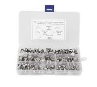 M5 Cage Nuts Hardware Mounting Kit, M5*16 Screws for Quadrate Hole Frame, Universal Fit for Vehicle Rack, Car, Ships, Trucks, RVs, Motor Trains, Includes 50 Nuts and 50 Screws