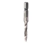 M5 HSS Drill and Tap Bit | 1/4 Inch Hex Shank for Soft Metal/Aluminum/Iron | Auto - Centering Point & Integrated Tapping | High - Speed Steel Construction