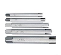 M5-M12 - Estrattori per maschi rotti con guida per l'estrazione di maschi rotti, strumento semplice per la rimozione di viti di filo