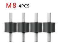 M5/M6/M8 Anti Vibration Gomma Acciaio Supporto Auto Bobina Isolatore Damper