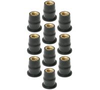 M5 Rubber Well Nuts Motorcycle, Made of ABS, rame., può essere usato per sostituire vecchio o rotto, il metodo di utilizzo è semplice e non sarà, è possibile acquistare questo prodotto pratico a, il