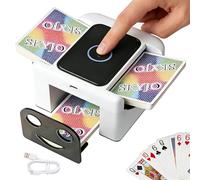 M5-Shuffler automatico per carte ricaricabile, 2 mazzi, batteria integrata da 2000 mAh, ricarica USB-C, shuffler veloce a basso rumore, portatile Smart Shuffler automatico per UNO Poker Blackjack