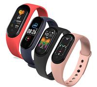 M5 Smart Band Wristband, IP67 Impermeabile Smart Watch Blood Pressure/Cardiofrequenzimetro/Pedometro Braccialetto sportivo, Fitness Tracker Smartband Health Fitness Braccialetti (Nero)