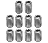 M5 Surfboard Fin Screws 10Pcs | 304 Stainless Steel Saltwater Defying Fin Key Grub Screws | Replacement Screws for Surfboard/Longboard/Paddle Board | Oxidation & Long - Lasting