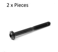 M5 X 0.8 Titanio Profilo Basso Vite Torx t25 Ti Rondella Bolt 10-50mm Nero