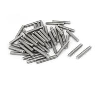 M5 x 30mm 304 Stainless Steel Fully Threaded Rod Bar Studs Hardware 50 Pcs