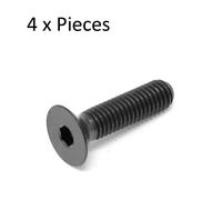 M5 x20 Titanio Svasata Allen Bullone Vite X 0.8 din 7991 Ceramica Nero Pacchi