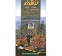 M50 Alta Val Malone. Cartoguida scala 1:25.000
