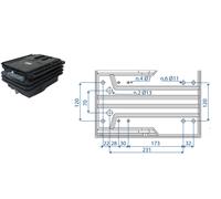 M5066.047 COBO MOLLEGGIO OMOLOGATO COMPATTO SEDILE TRATTORE