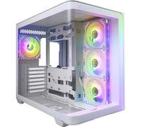 M580-BA Midi Tower Bianco, Chassis Tower bianco, Midi Tower, PC, Bianco, ATX, micro ATX, Mini-ITX, Vetro, SPCC, Gaming