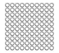 M5x10mm Rotondo IN Acciaio Inox Rondella Piatta per Bullone Vite 100Pcs