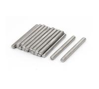 M5x50mm completamente asta filettata Bar prigionieri tono argento 20pz