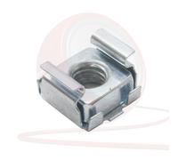 M6 Argento Cage Dado. Molla Chiusura per Cremagliera Pannello. 1.5mm,2mm,3mm. (