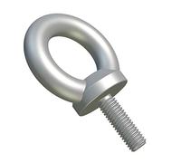 M6 Bullone a occhiello con anello di sollevamento, bulloneria di fissaggio, bullone con filettatura maschio, zincato, con testa ad anello per dado/rondella da 6 mm DIN 580 (confezione da 10)