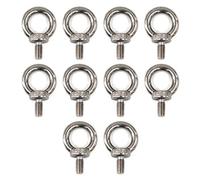 M6 Bulloni 304 Acciaio inossidabile Golfari Bullone ad occhiello (10 pezzi)