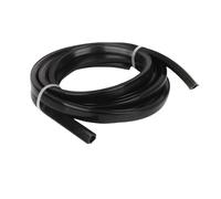 M6/M8/M10 Guarnizione piatta Copertura morbida for scanalatura, lunghezza 1 metro Striscia estrusa for rotaia Bianco/Nero/Giallo 1 pz(Black,6mm)