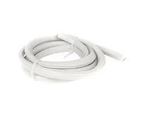 M6/M8/M10 Guarnizione piatta Copertura morbida for scanalatura, lunghezza 1 metro Striscia estrusa for rotaia Bianco/Nero/Giallo 1 pz(White,8mm)