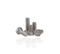 M6 M8 M10 M12 Passo 0.75/1.0/1.25/1.5 Viti a testa esagonale esterna Acciaio inossidabile DIN933 Denti a filettatura fine Macchie esagonali esterne (Size : 35mm, Color : M12x1.25-5pcs)