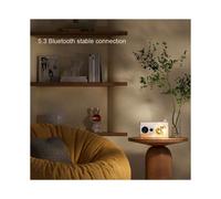 M6 Moonlight Music Box Speaker Supporta La Riproduzione di Schede TF AUX Computer Connection Orologio Trasparente Sound Box A