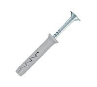 M6 Tasselli a Battere, Fissaggio a Percussione, Tassello 6x80mm con Chiodo Vite 3.9x85mm Tassello a Battuta, Vite a Chiodo Premontata per Muratura Calcestruzzo, Pietra, Mattone, Blocco (100 pezzi)