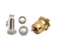 M6 Terminali per palo batteria con struttura in ottone per collegamento affidabi