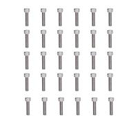 M6 VITE DI CAPPITO DELLA SCOGGIO ESSIMA 304 Acciaio inossidabile A270 Bullone testata set DIN 912 per mobili di riparazione di auto di fissaggio meccanico Produzione 30pcs 30pcs (M6*25)