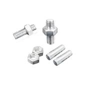 M6 Viti Dadi Assortimento Kit per 3.2V Lifepo4 Batteria Collegare Bulloni e Dadi Testa di Pulsante Kit, (4psc)
