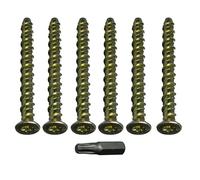 M6 X 130mm Calcestruzzo Bulloni a Saetta Punta Torx HEAD Pezzi Di 20 e Un