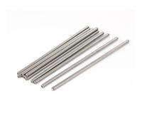 M6 x 180mm 304 Stainless Steel Fully Threaded Rod Bar Studs Fasteners 10 Pcs