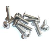 M6 X 20 Torx Flangiato Bottone Testa Acciaio Inox A2 Grado Carenatura Vite Nuovo